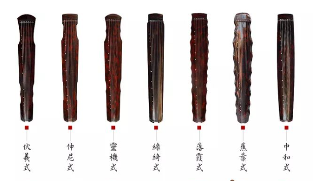 铜川市十四种常见古琴样式（图集）